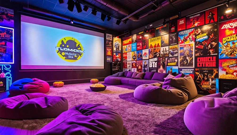 cozy entertainment space design
