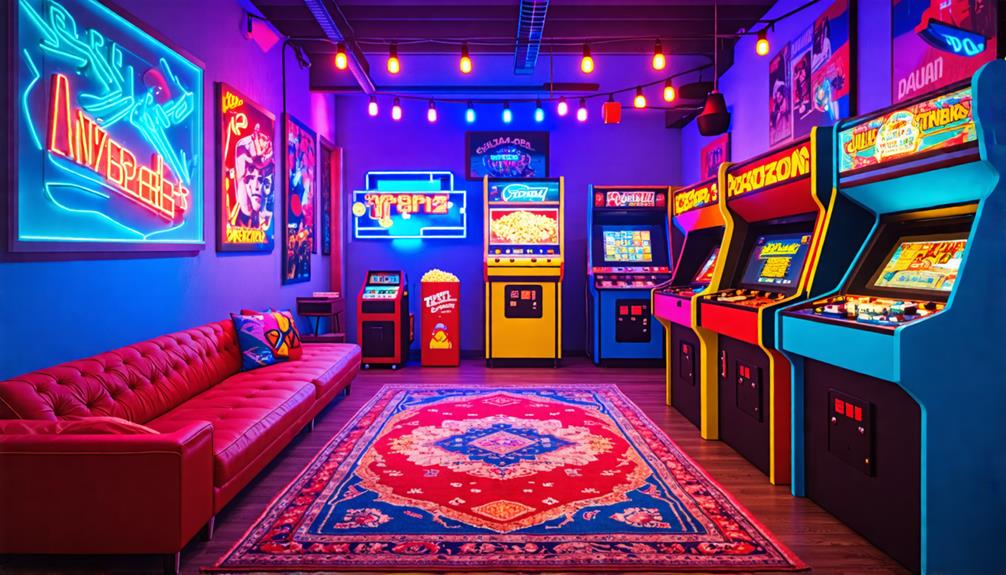 creating vintage game atmosphere