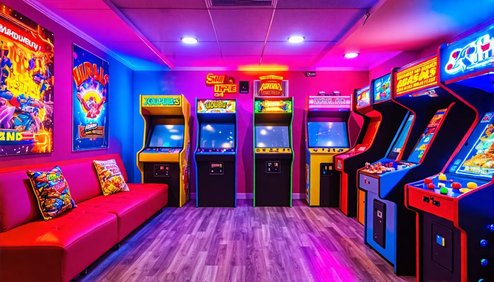 designing your arcade area