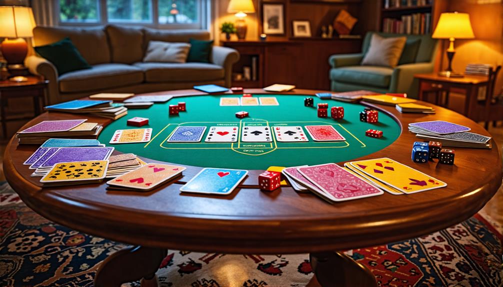 variety of card games