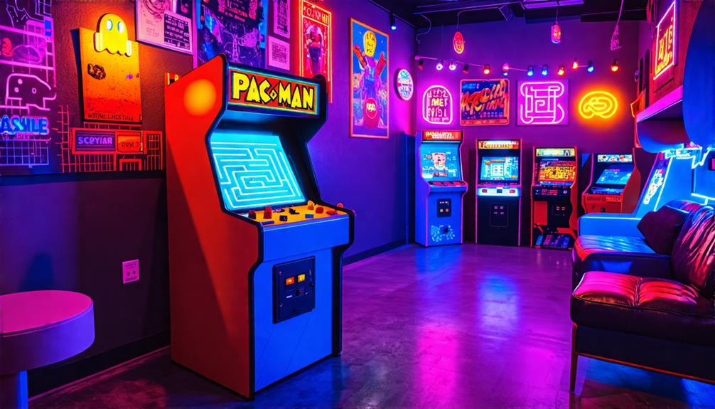 classic arcade game character