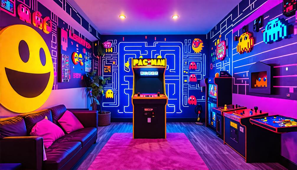 classic arcade maze game