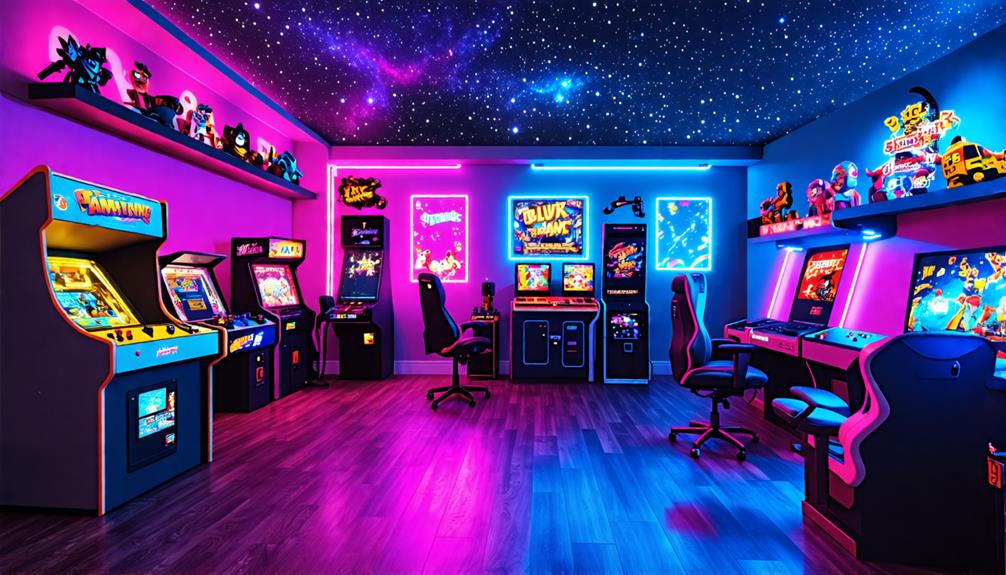 stylish game room decor