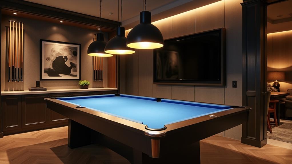 best pool table lighting