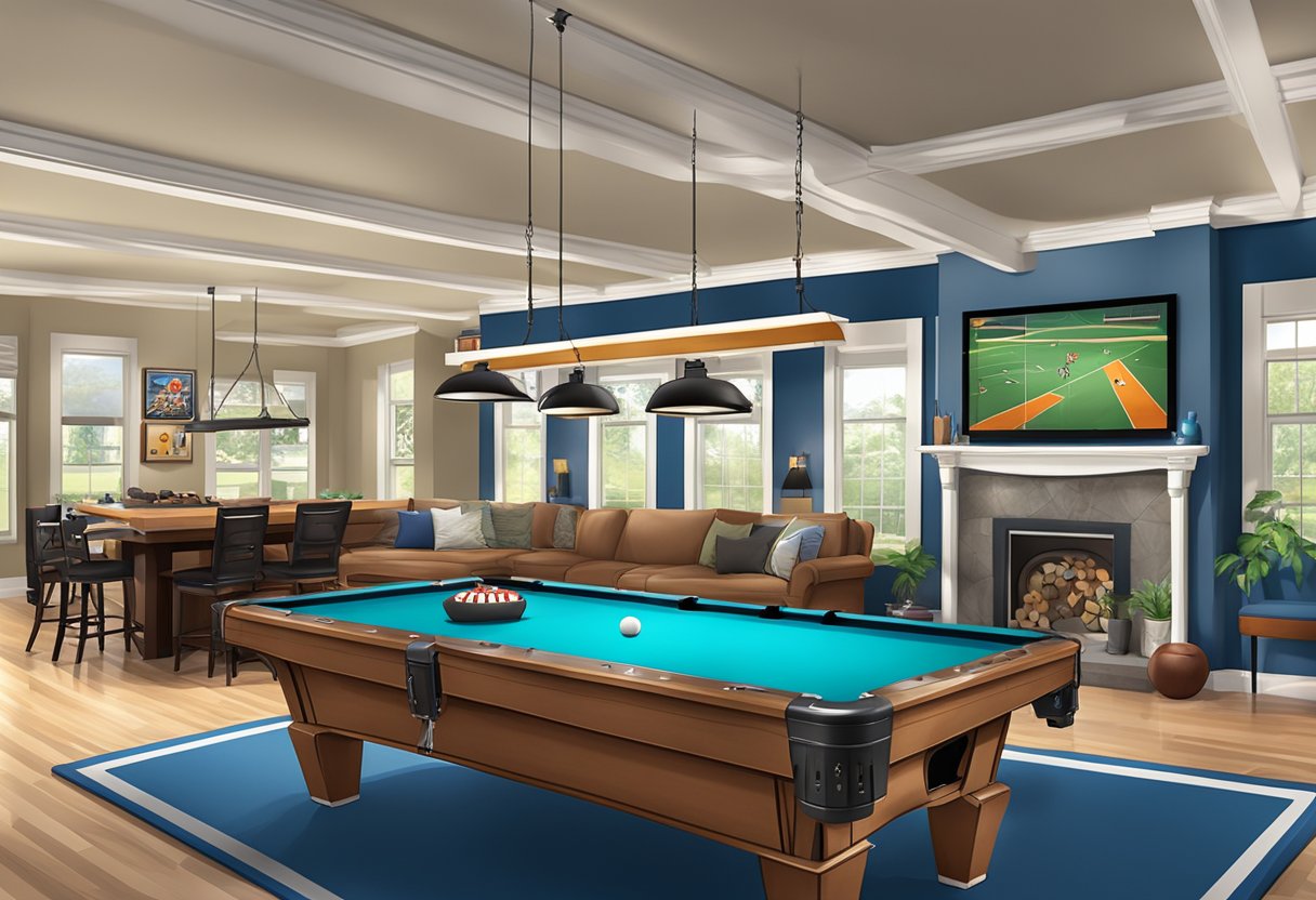 custom sports the game room