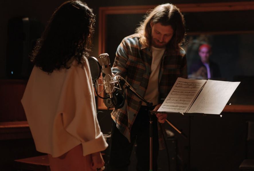 Microphone set-up is crucial for a flawless sound recording.