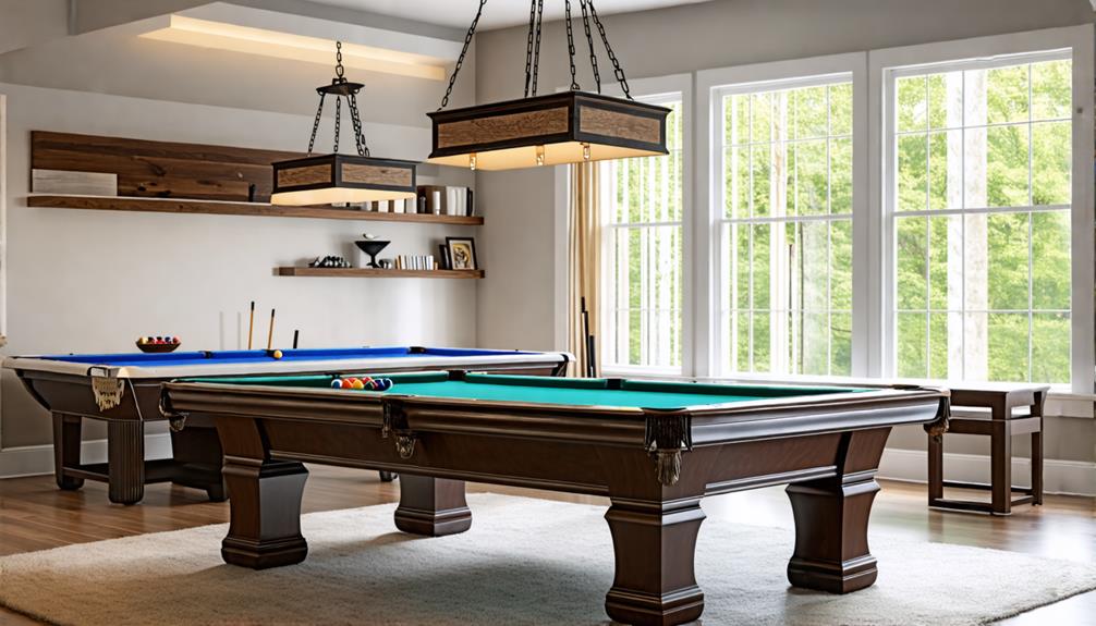 guide to pool table sizes