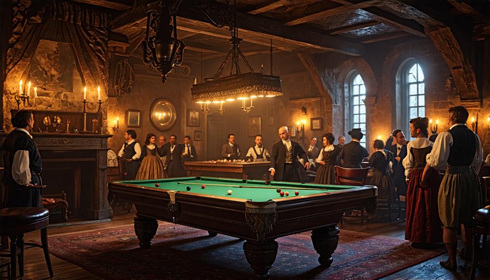 history of billiards development