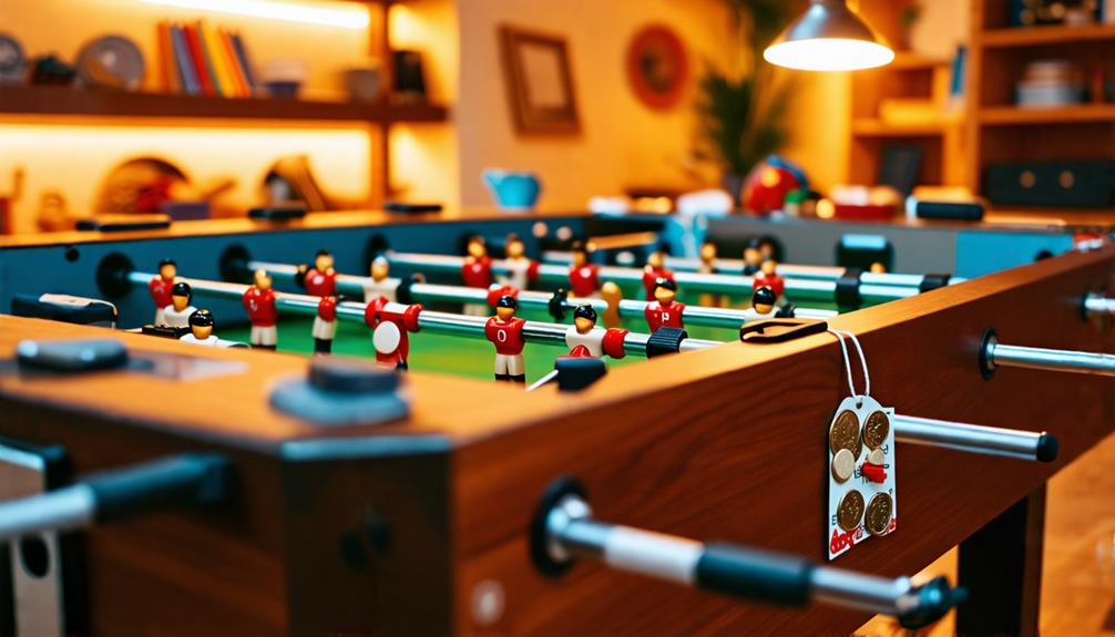 planning for foosball expenses