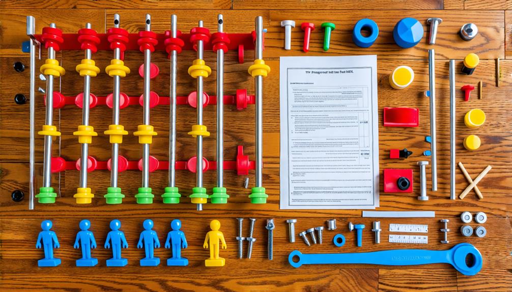 assembly preparation parts checklist