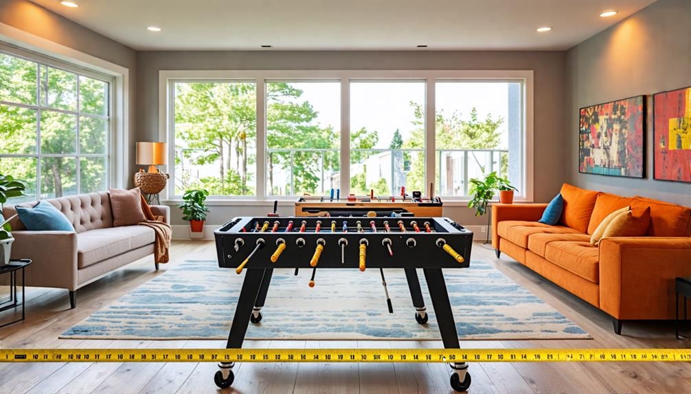 game room measurement guide