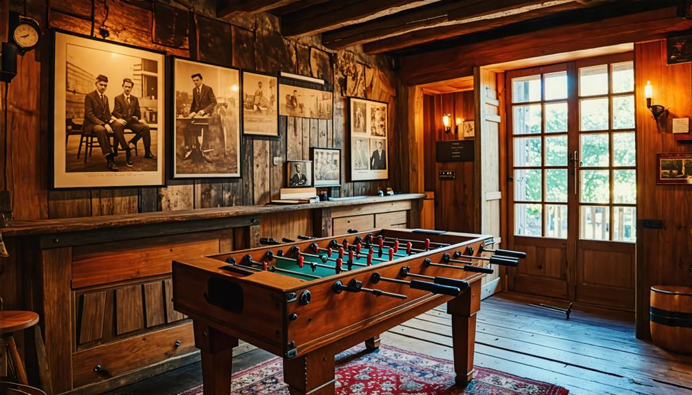 history of foosball game