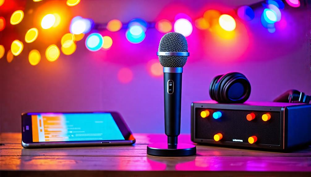 microphone speaker mixer projector