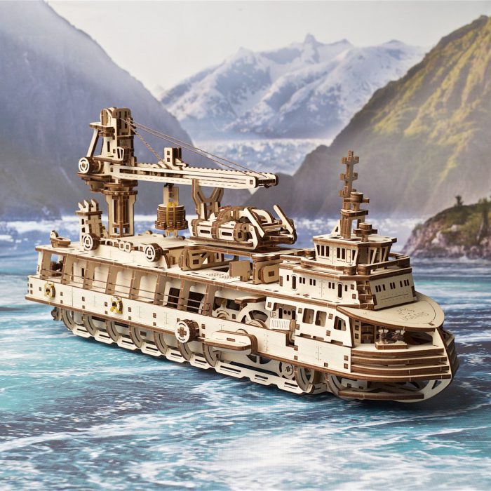 The Stunning UGears Research Vessel